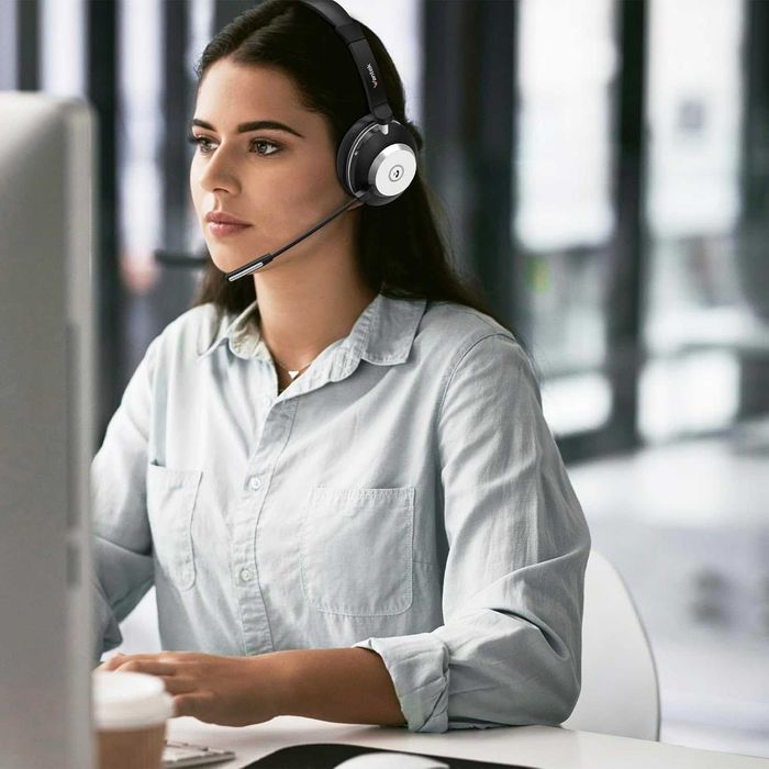 Безжични слушалки Wantek с микрофон - USB и Bluetooth