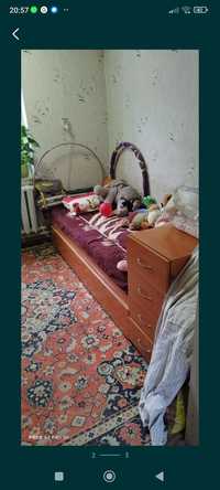 Двухъярусная кровать с комодом детская