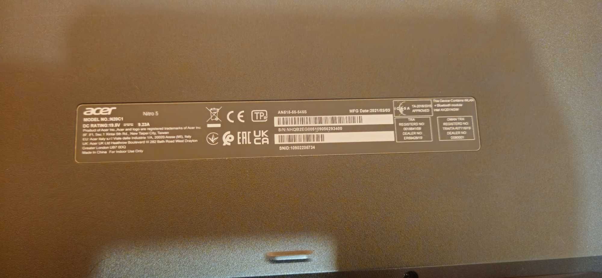 Лаптоп Acer Nitro 5 15.6" AN515-55/545s