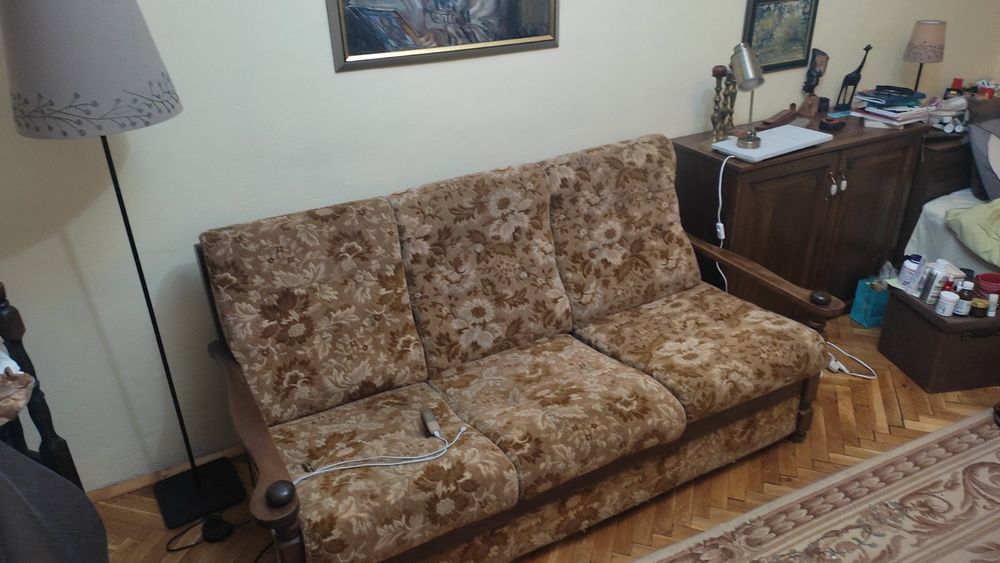 За ценители - уникален разтегателен диван и фотьойл