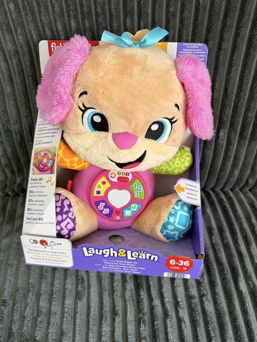 Кученце Fisher Price Laugh and Learn, за момиче, на няколко езика