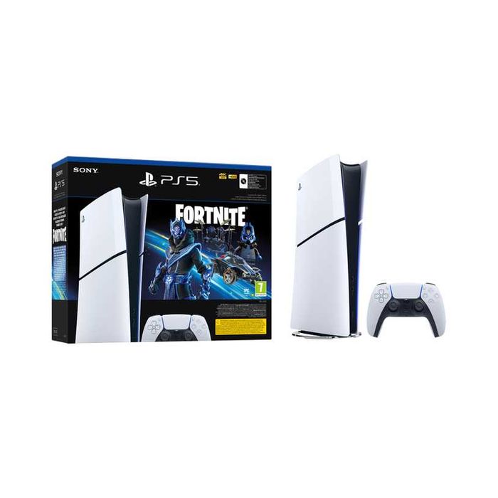 [ НОВ PS5 > 24м гаранция PlayStation 5 Slim + Fortnite Cobalt Star