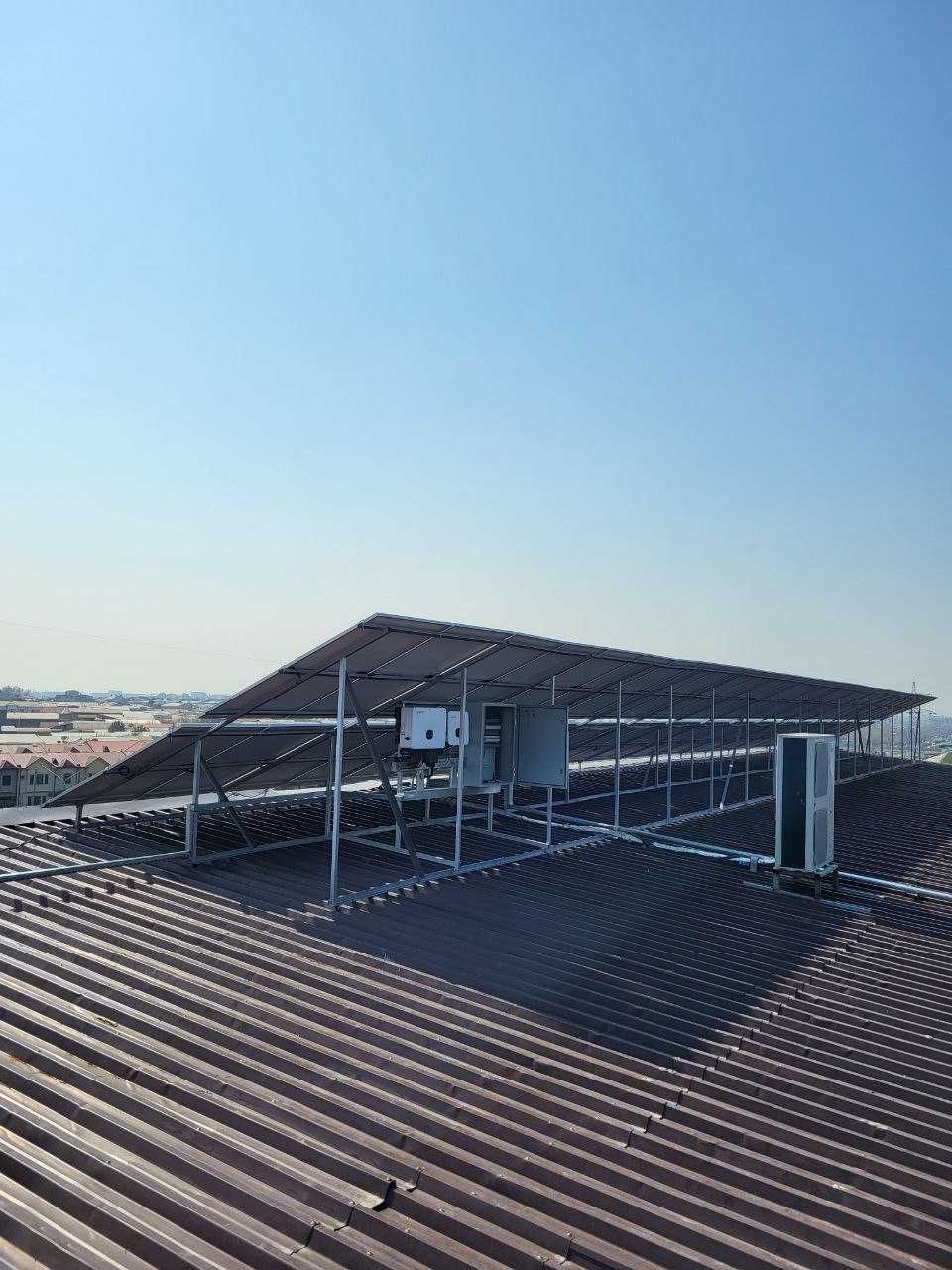 Quyosh panel podkluch ustanovka  - установка солнечных панелей