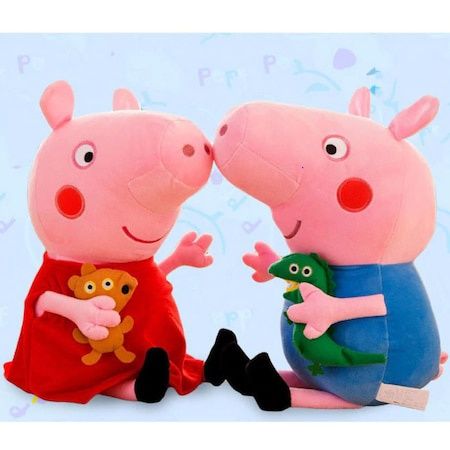 Set 4 plusuri – Familia Peppa Pig -25 cm
