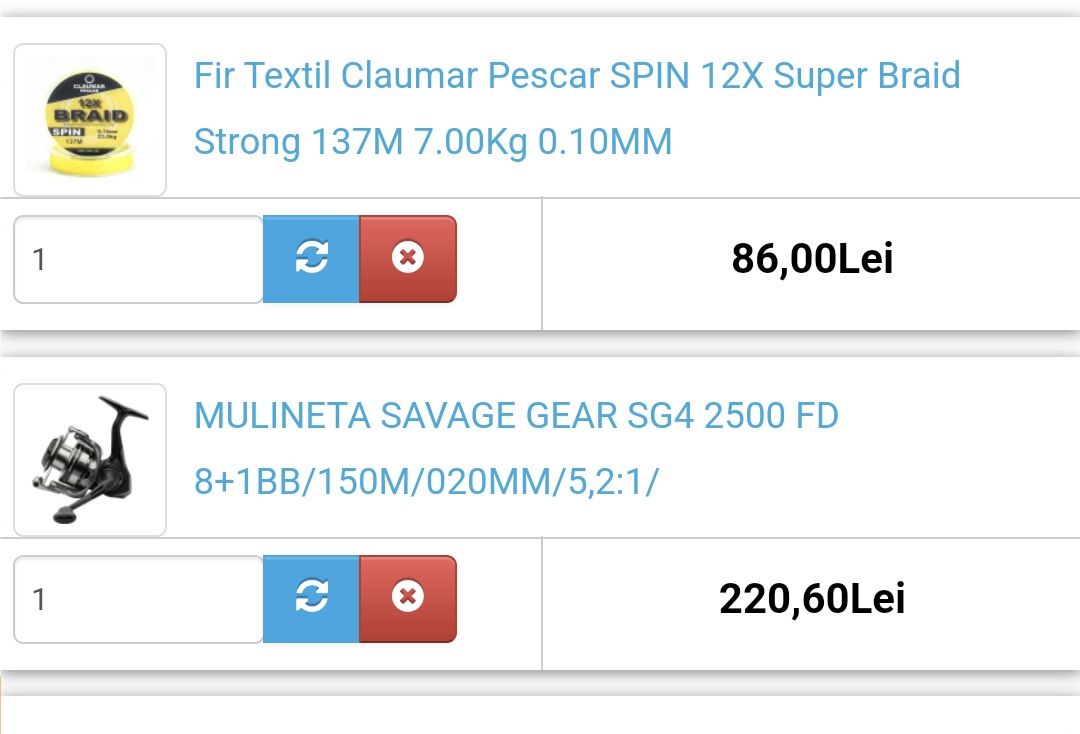 Mulineta Savage Gear SG4 + fir x12