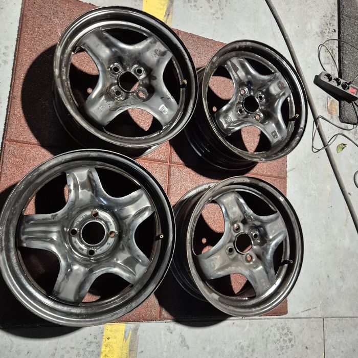 3 Jante opel 4x100 R15, O janta Renault  R 16