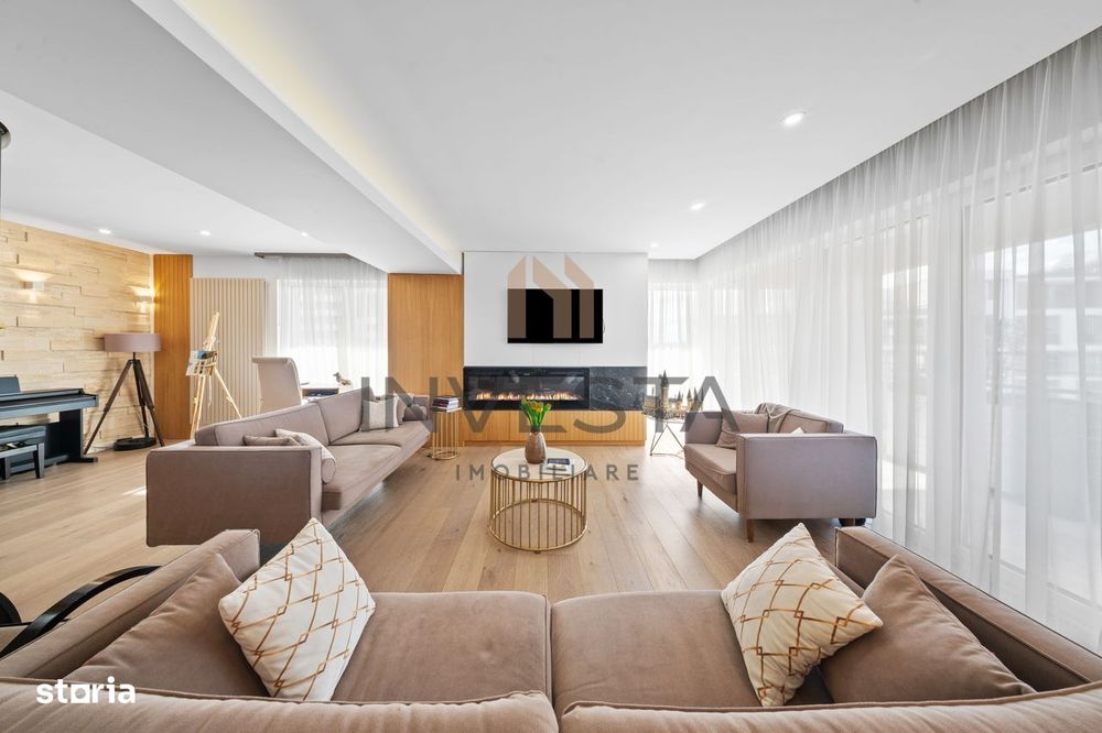 Penthouse premium, 206 mp utili +220 mp terase! Finisaje Lux!