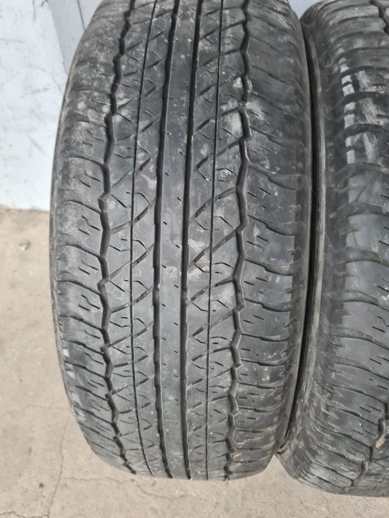 2 бр. летни гуми 265/60/18 Dunlop 5,5 mm DOT 2414