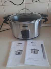 Slow Cooker Heinner HSCK-T6IX, 6 L, 185 W, Control Electronic, 3 Setar