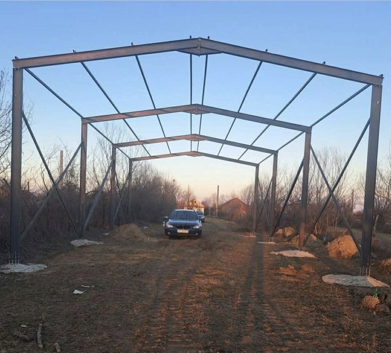 Hala metalica din stoc 10x15x4m