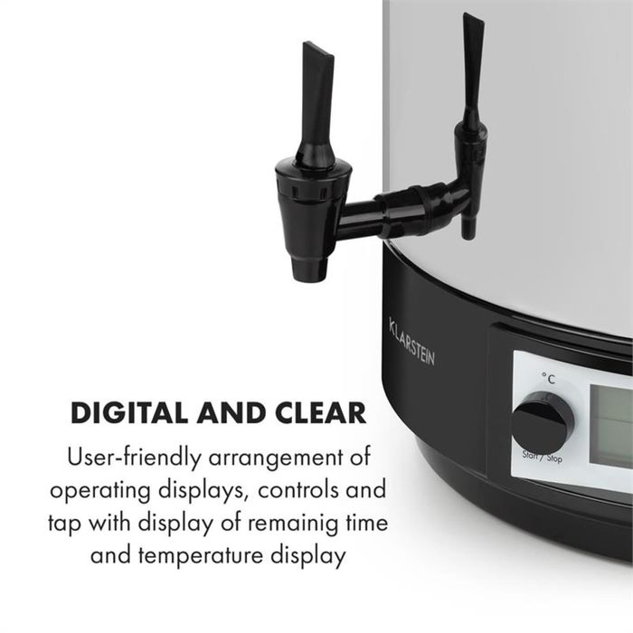 Дигитален казан за буркани 60L неръждаема стомана