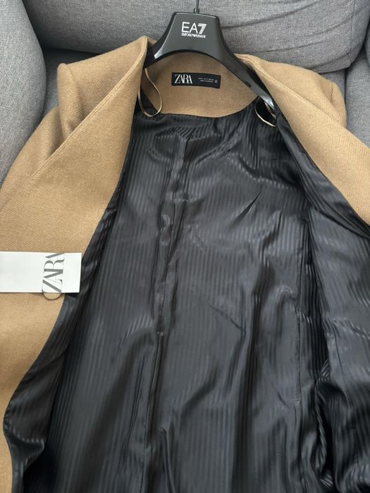 Палто Zara със вълна в състава