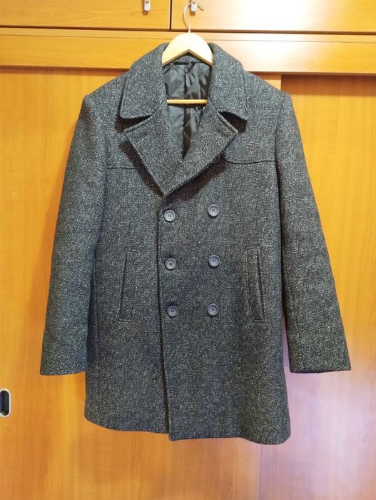 Palton barbatesc lana marime L