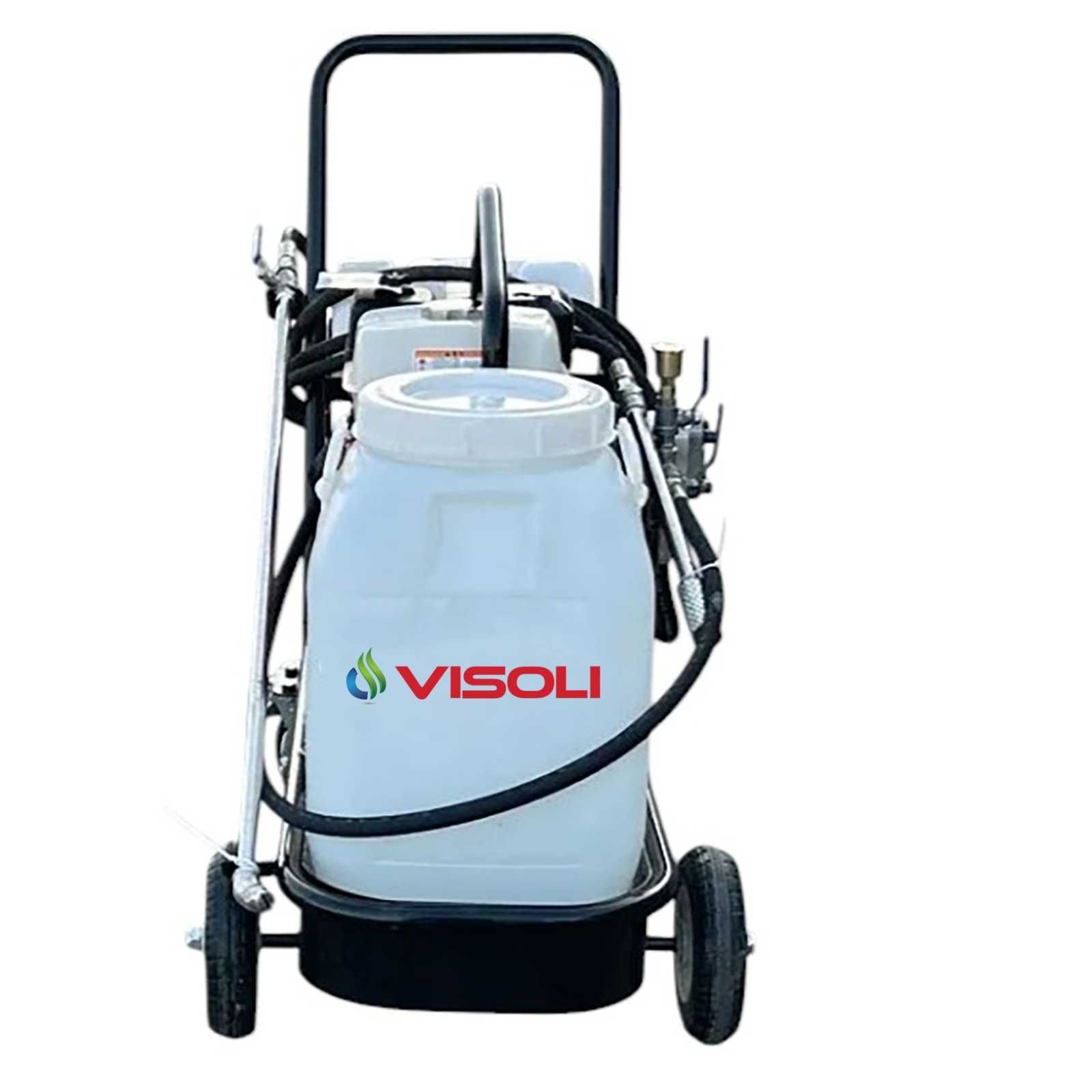 Pompa de pulverizat emulsie asfalt Visoli motor Honda
