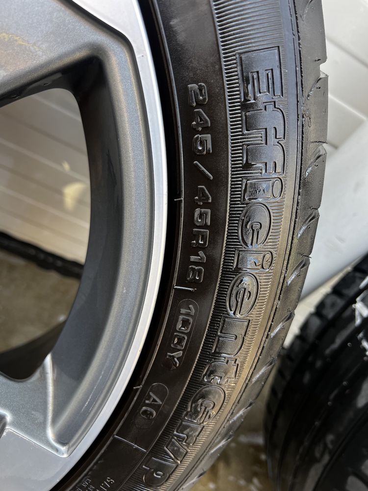 Jante  rotor audi cu anvelope de vara 245/45R18 Audi A4,A5,A6