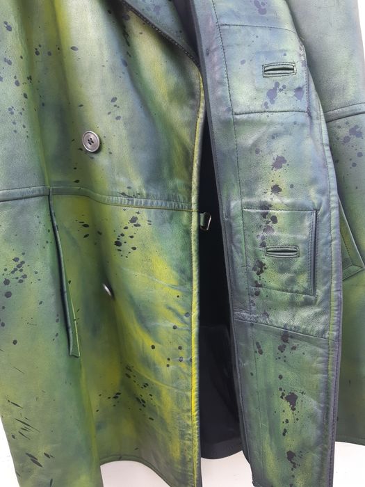 Vesta lunga, piele custom handmade