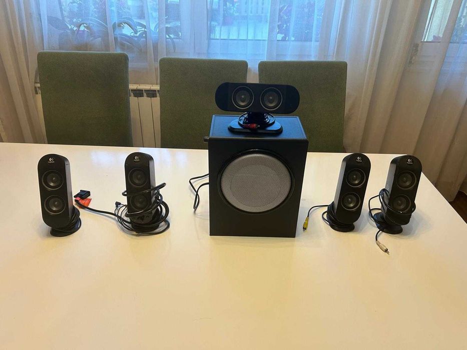 Sistem 5.1 Boxe Logitech X-530, 70W,  suna excelent, f. putin folosite