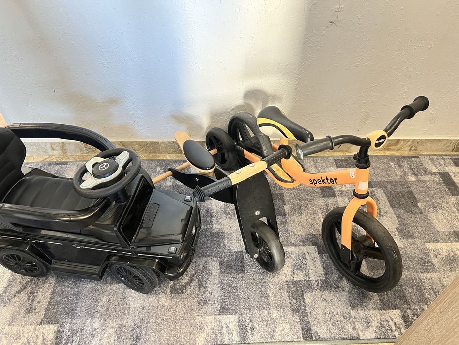 Баланс колело, количка за бутане и триколка