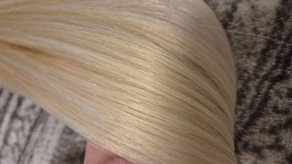 Естествена коса -на треса и на плитка