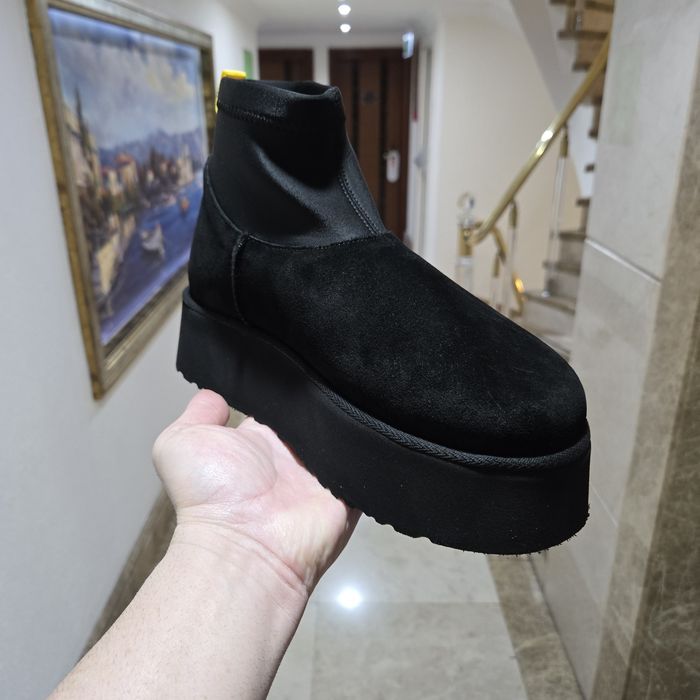 Дамски боти UGG естествен велур