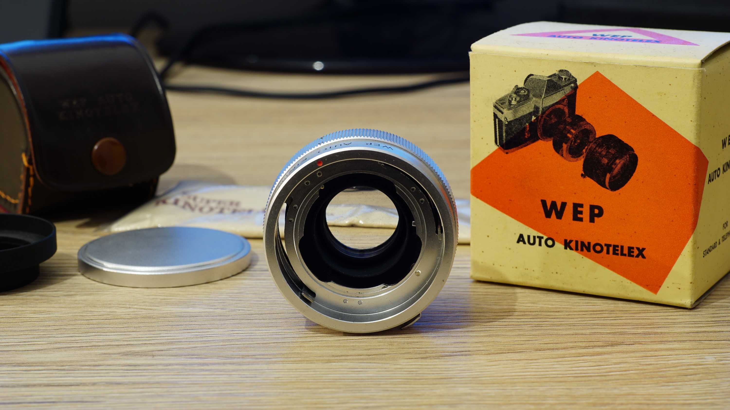 Tele convertor 2x WEP auto Kinotelex pentru Voigtlander Bessamatic
