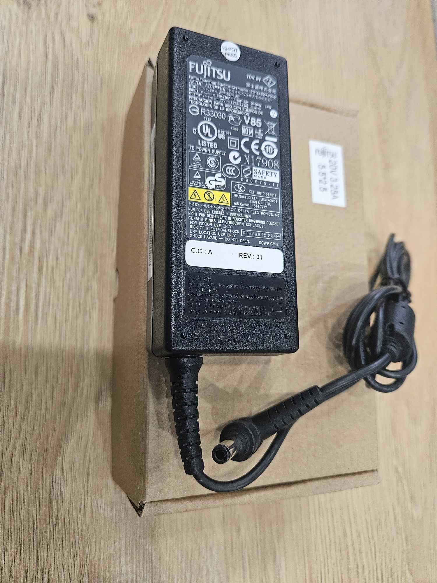 +Гаранция! НОВО! Зарядно захранване Адаптер Charger Fujitsu ADP-65JH