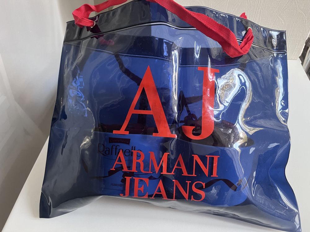 Износостойкий шоппер Armani Jeans, 50 x 38 см, Оригинал