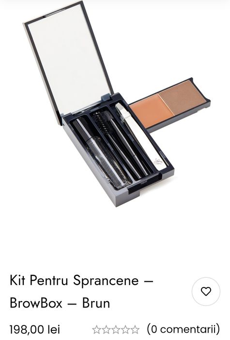 Make-up Fond de ten Maria Păuna, trusa sprâncene, creion ochi