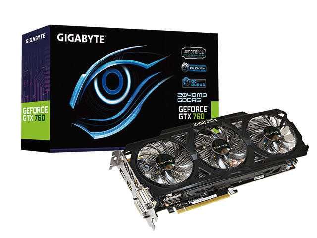 НОВА ЦЕНА NVDIA видео карта GIGABYTE GeForce GTX 760 - N760OC-2GD