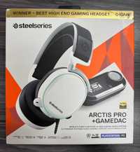 Новая игровая гарнитура SteelSeries Arctis Pro + GameDAC белая