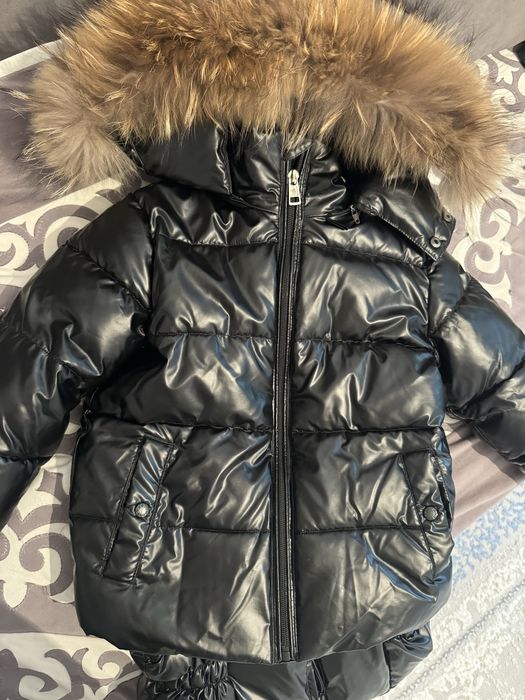 Пуховики зимний детский комплект