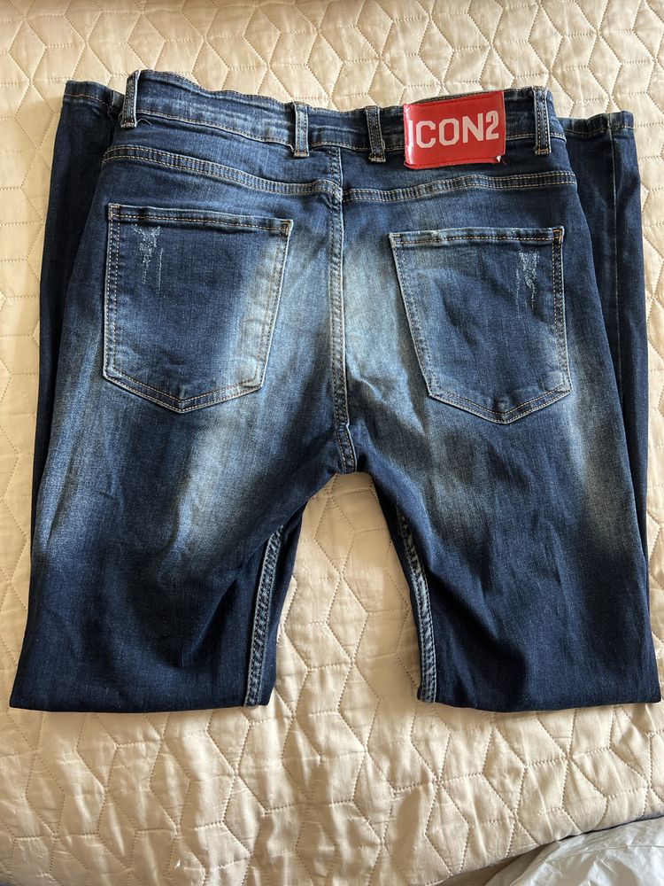 Дънки Dsquared2 - мъжка мода, размер 32, без следи от употреба