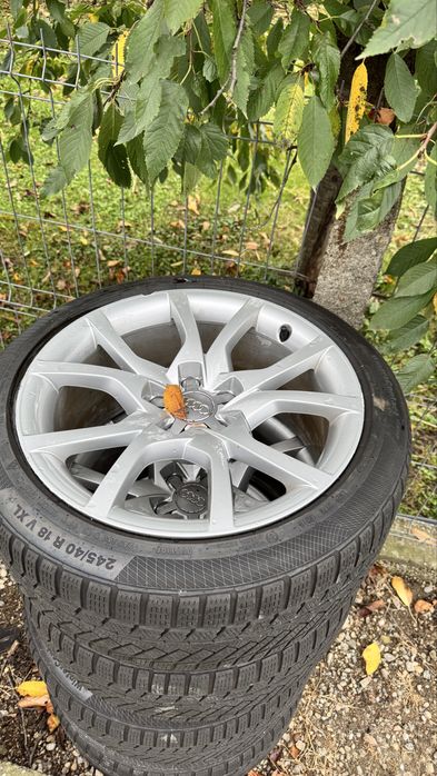 Vand Jante Originale Audi A5 A4 A6 5x112 Anvelope iarna 245 40 18