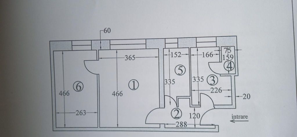 Apartament două camere ultracentral Pitești
