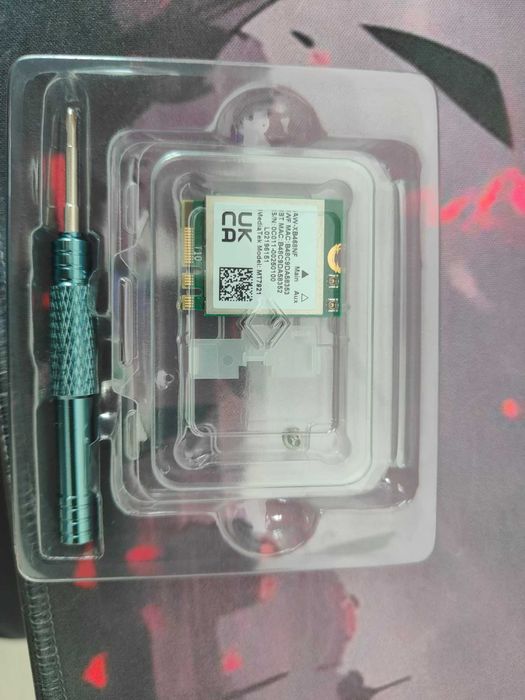 Продавам Wifi Карта М.2, MediaTek MT7921 + отвертка, винт и протектор