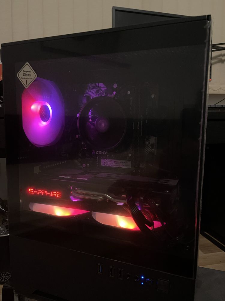 ОФЕРТА! Геймърски Компютър RX 5700XT | Ryzen 5 2600 | 16GB RAM