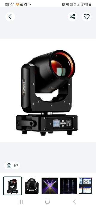 Moving head lumina disco