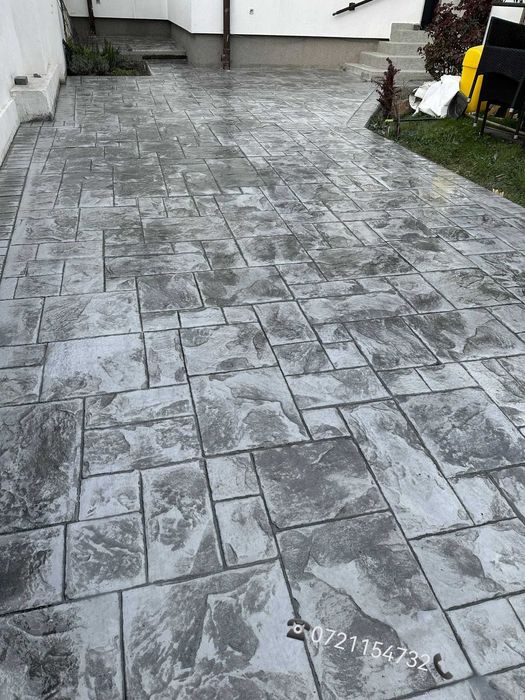 Oferta Beton Amprentat. Servicii amenajari cu beton amprentat