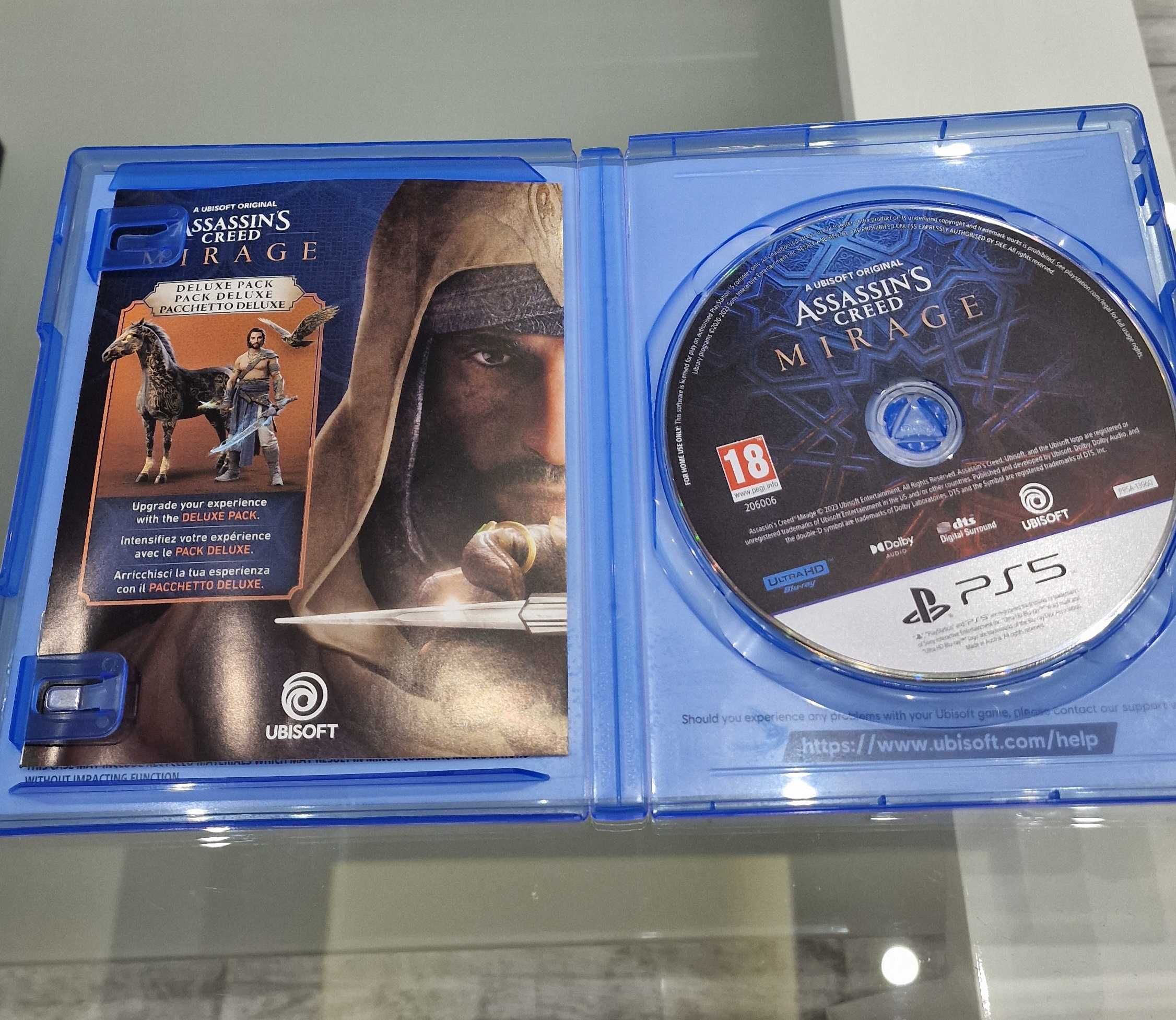 The Witcher 3 PS5/Assassins Creed Mirage PS5/Red Dead Redemption 2 PS4