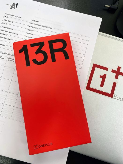 OnePlus 13R 24 м. гаранция А1 нов запечатан 256GB 12GB RAM НОВ