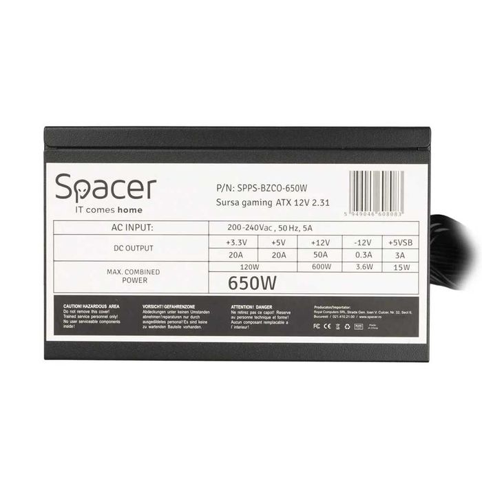 SURSA SPACER True Power TP700 (700W for 700W GAMING PC) SPPS-TP-700