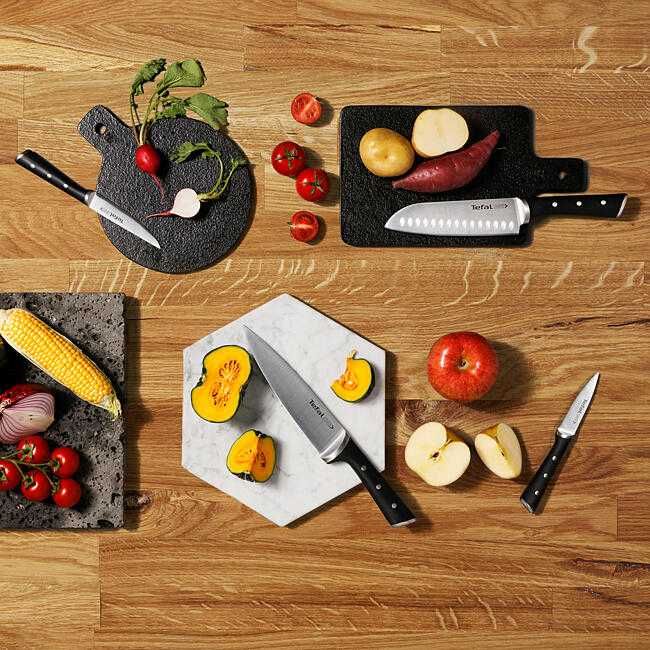 Азиатски нож Santoku Tefal Ingenio Ice Force 18 сm / Промоция -20% !