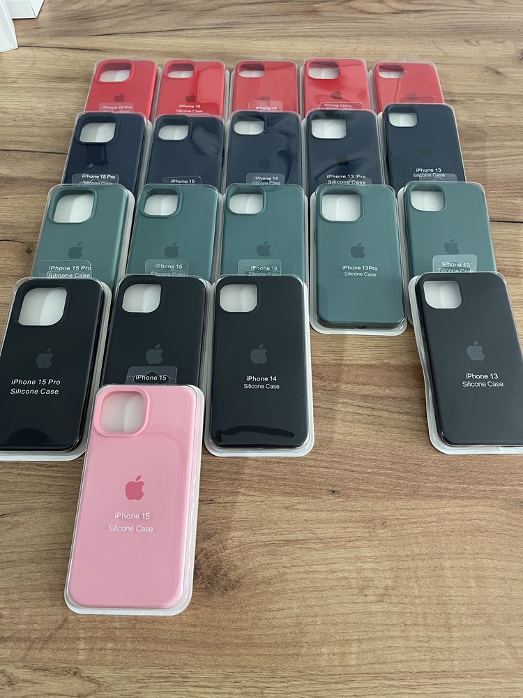  Силиконов Кейс Apple Case iPhone 16,16pro,15,15 Pro,14,13,13 Pro