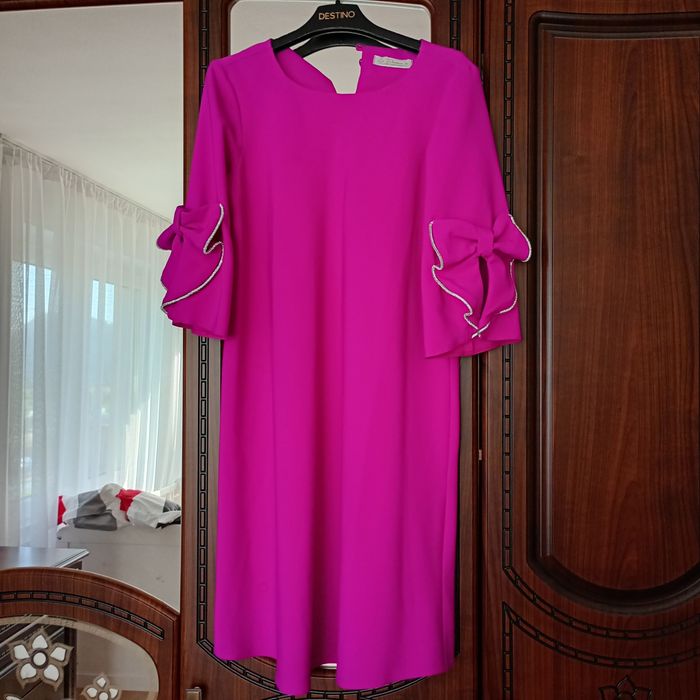 Rochie A line/gravide fucsia nr 36