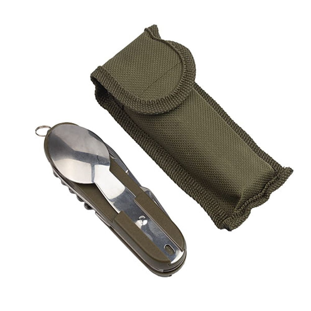 Briceag multifunctional Special Outdoor, otel, 7 functii, kaki, 16 cm