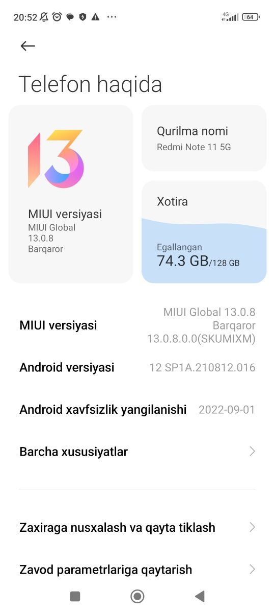 Redmi note 11 4G