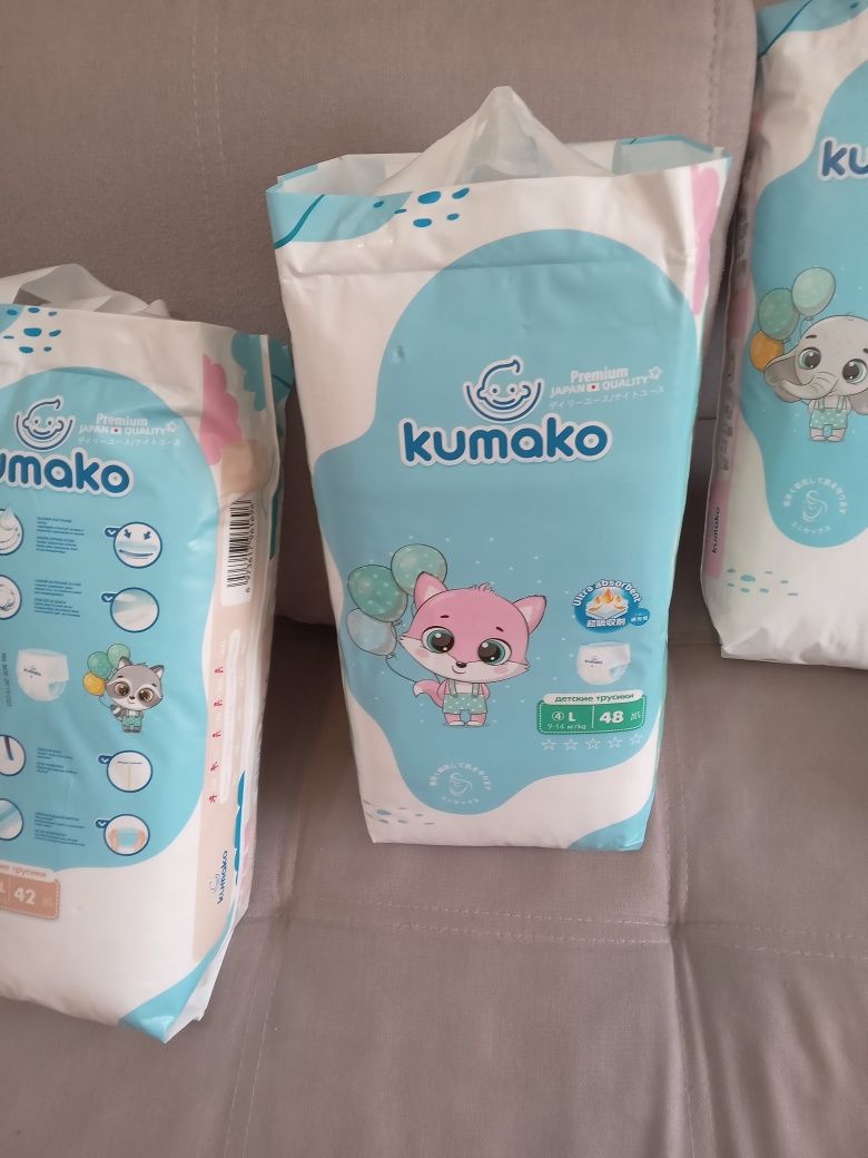 Детские трусики пам перс премиум качества в упаковке 40 штук  kumako