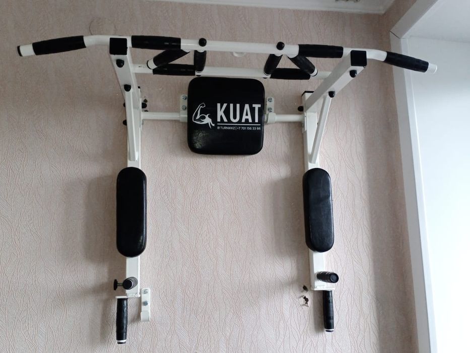 Турник KUAT TURNIK KZ Турник 3 в 1 настенный, цвет белый