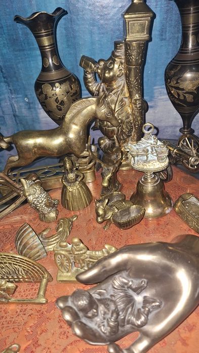 Colecție vintage bronz/alamă