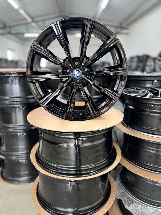 Jante Bmw X5 X6 R20 G05 G06 Originale M740 Negru Lucios
